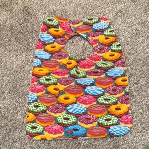 NWOT Handmade Donut Baby Bib